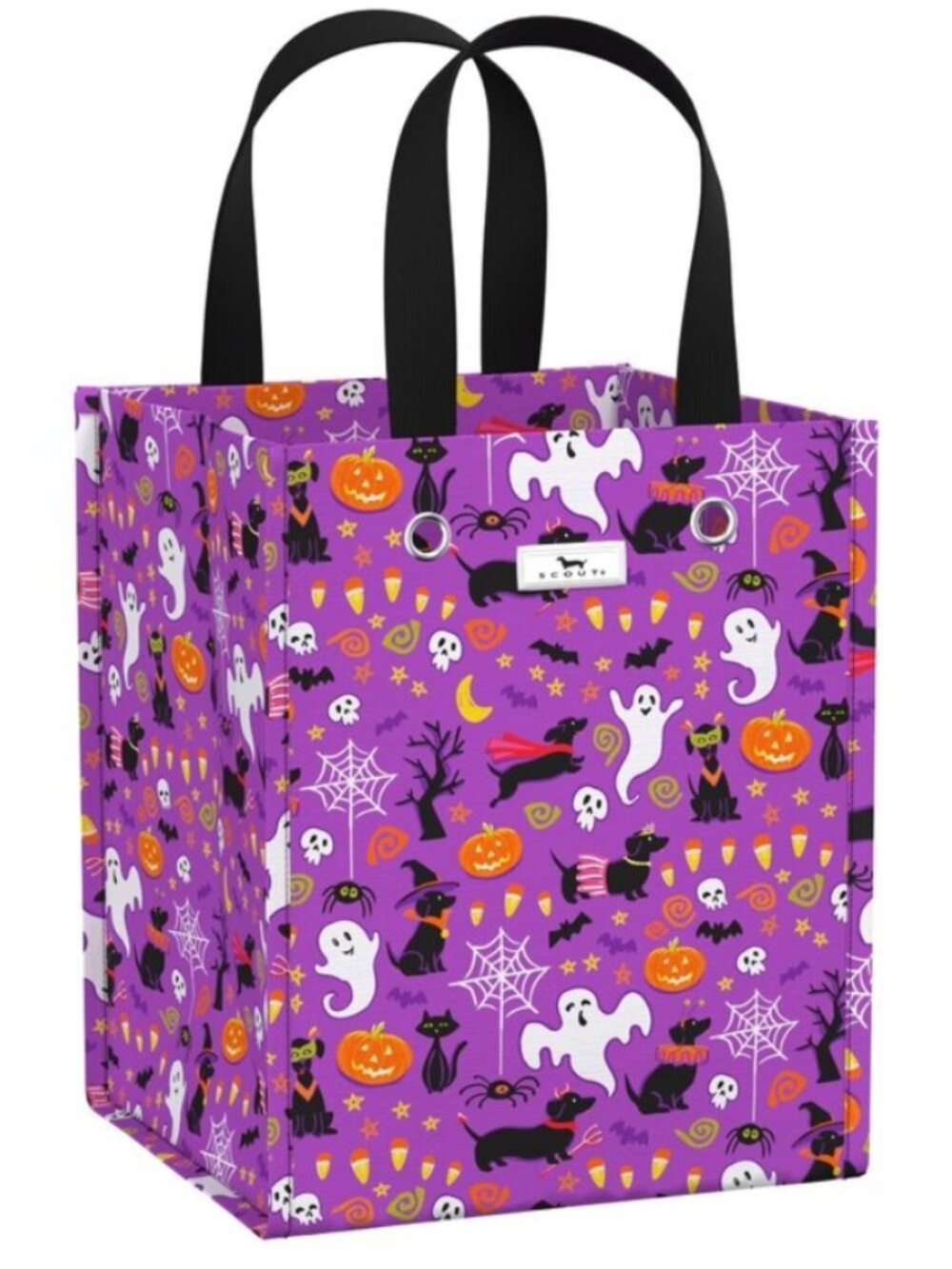 NWT Scout Reusable Gift Bag Halloween Trick-or-Treat Tote (Square X-Large)